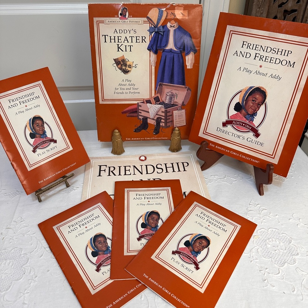 American Girls Pastimes Addy's Theater Kit COMPLETE Pleasant Company 1994